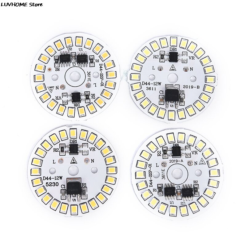 LED 전구 패치 램프 SMD 플레이트, 원형 모듈 광원 플레이트 전구