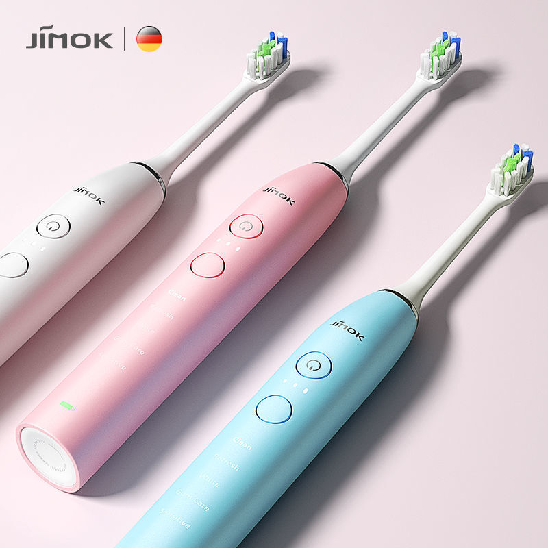 JIMOK Sonic spazzolino elettrico spazzolino da denti Ultra sonico spazzolino ricaricabile detergente per denti spazzolino elettrico per adulti (K2)