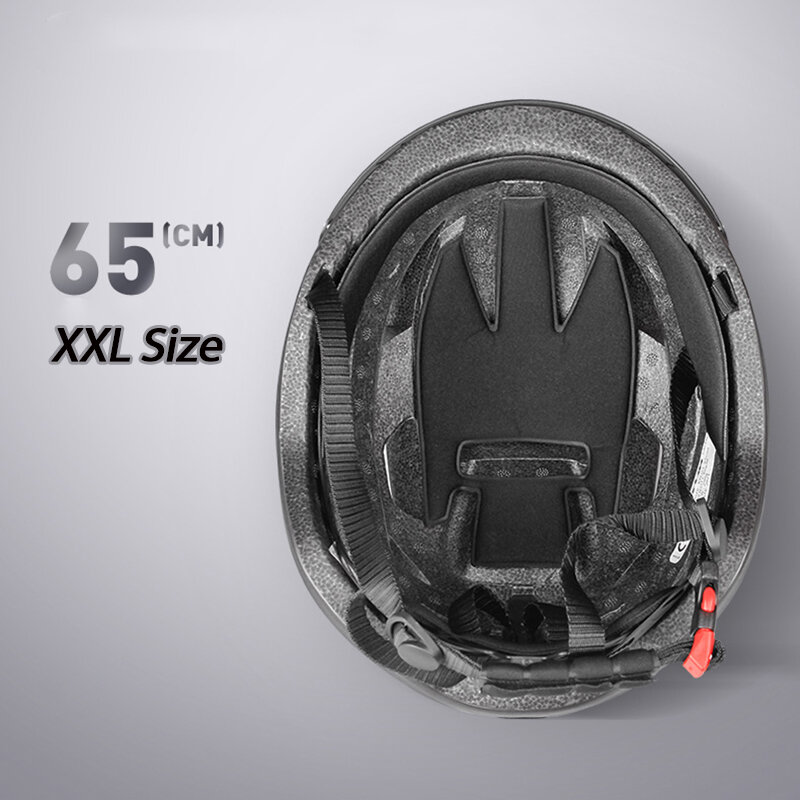 GUB Helm Sepeda Aero XXL(61-65) dengan Lampu Belakang Isi Ulang Helm Olahraga Aman Bersirkulasi EPS Peralatan Bersepeda untuk Pria