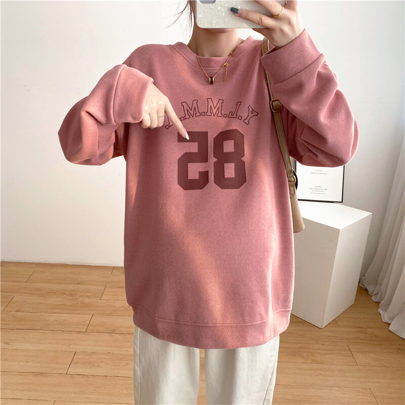 Pregnant Women Spring Autumn Hoodies For Nursin Mothers Wear O-Neck Pullover Sweatshirt Women Hoodie Maternity Clothes  8542