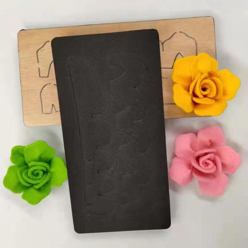 Matrice en bois à fleurs de Rose | Matrices artisanales pour gaufrage, faire-part de cartes en papier, décoration de Scrapbooking, nouvelle collection 2019
