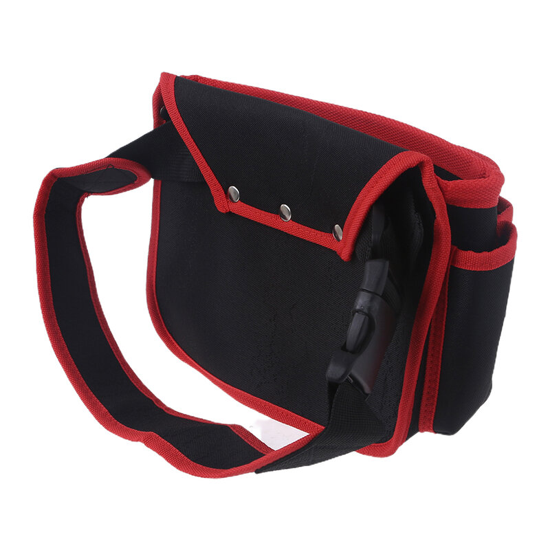 Bolsa de bolsillo para herramientas de lona, duradera, resistente al desgaste, para mantenimiento y electricista con bolsillos