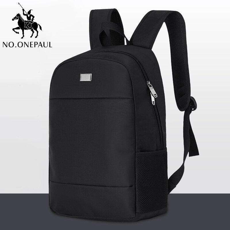 NO.ONEPAUL mochila de viaje escolar para hombres, mochila para ordenador portátil, mochila de marca Casual con interfaz USB, mochila impermeable para mujer