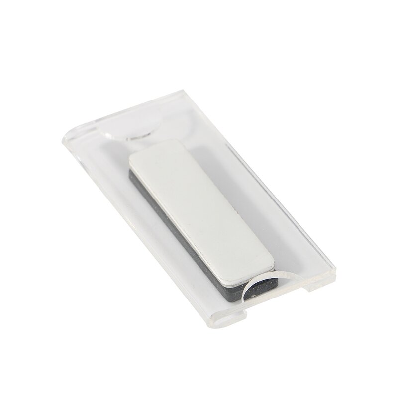 10Pcs Reusable Acrylic Lencana Nama: Plastik Lencana Magnet Lencana Kantor atau Sekolah Id: