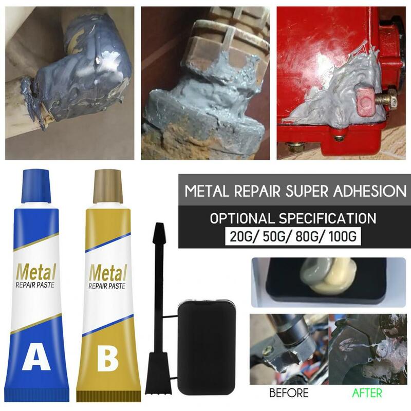 1 Set Uitstekende Super Lijm Milieuvriendelijke Praktische Metalen Reparatie Lijm Glas Metaal Reparatie Super Lijm Structurele Lijmen
