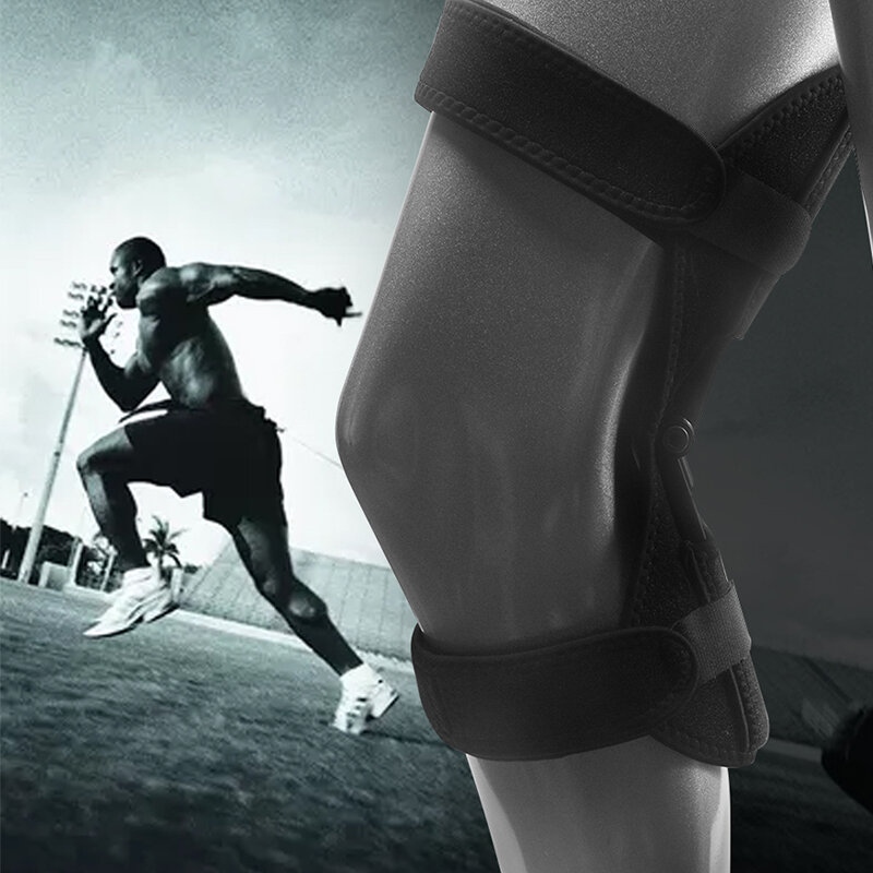 Quente 1 par patella booster primavera joelho suporte cinta para montanhismo agachamento caminhadas esportes a66