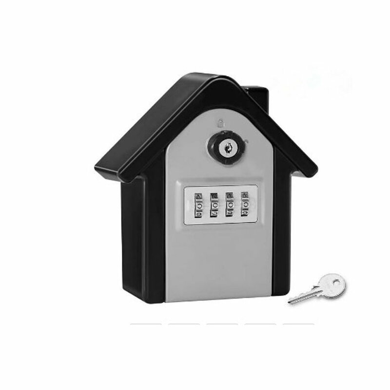 Duże hasło antykradzieżowe i antykradzieżowe pojemnik na klucze blokada bezpieczeństwa metalowe pudło do przechowywania nadaje się do wielofunkcyjnego klucza ubezpieczeniowego