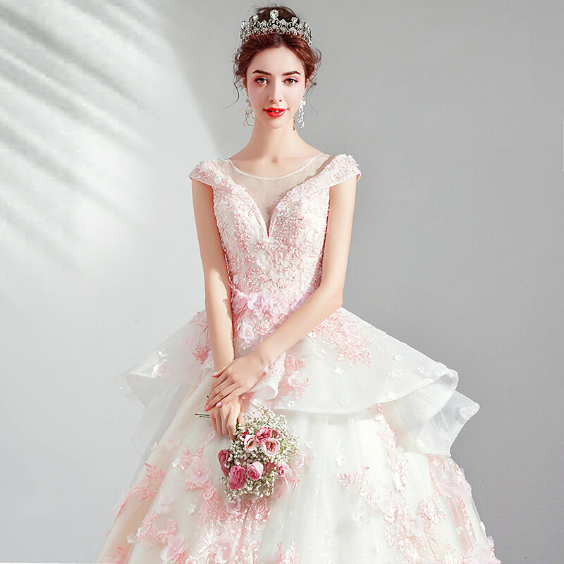 Sukienka Wieczorowa – robe De soirée rose Orange, élégante, Sexy, col en V, robes De bal, maternité