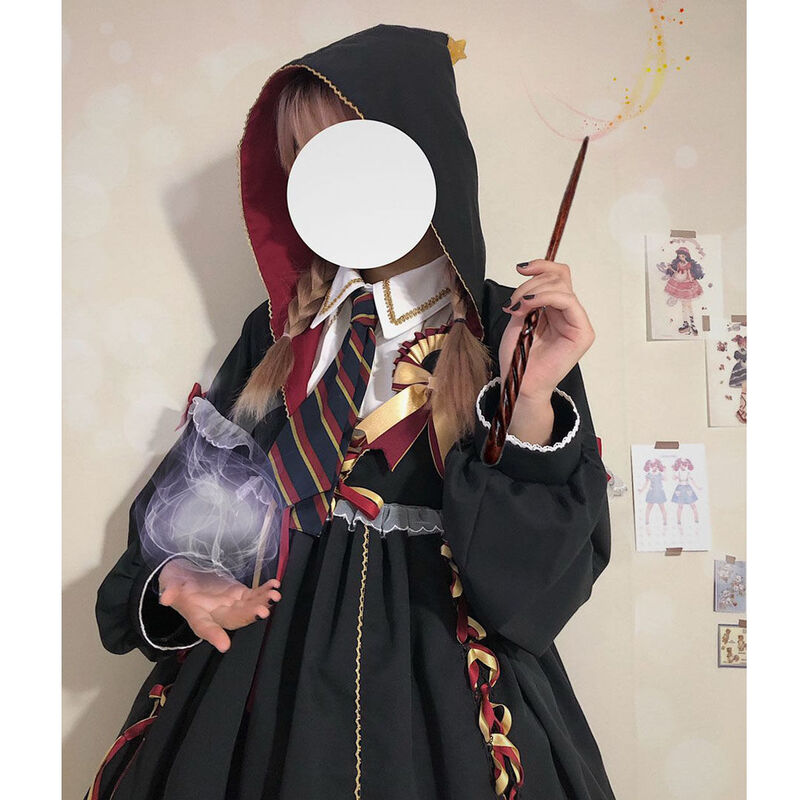 Vestido Kawaii Lolita Magic Girl Lolita Little Witch Alchemy Op vestido