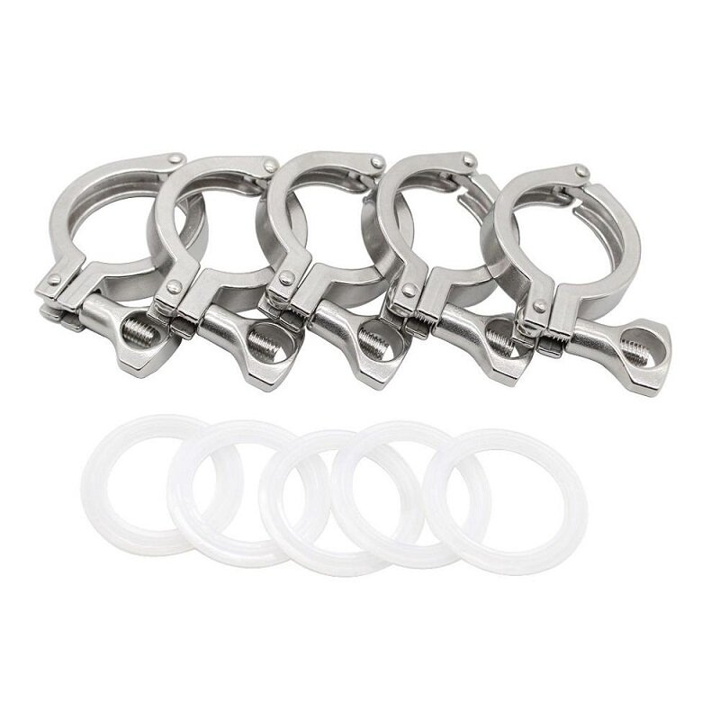 1.5"2"2.5"3"3.5"4"Stainless Steel Sanitary Tri Clamp Clamps Clover for Ferrule SS304