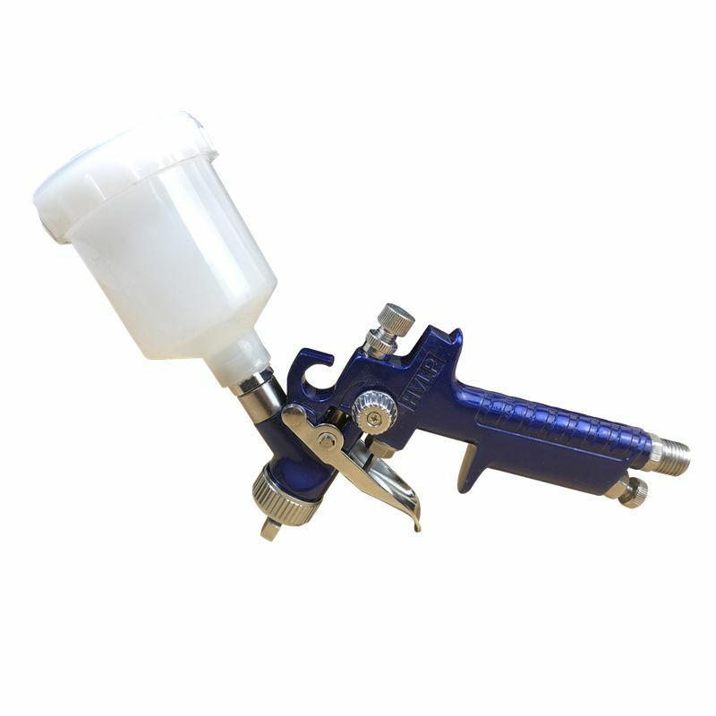 HVLP Mini Repair Spray Paint Gun 1.0mm/0.8mm Airbrush Airless Spray Gun For Painting Car Pneumatic Tool Air Brush Sprayer H2000