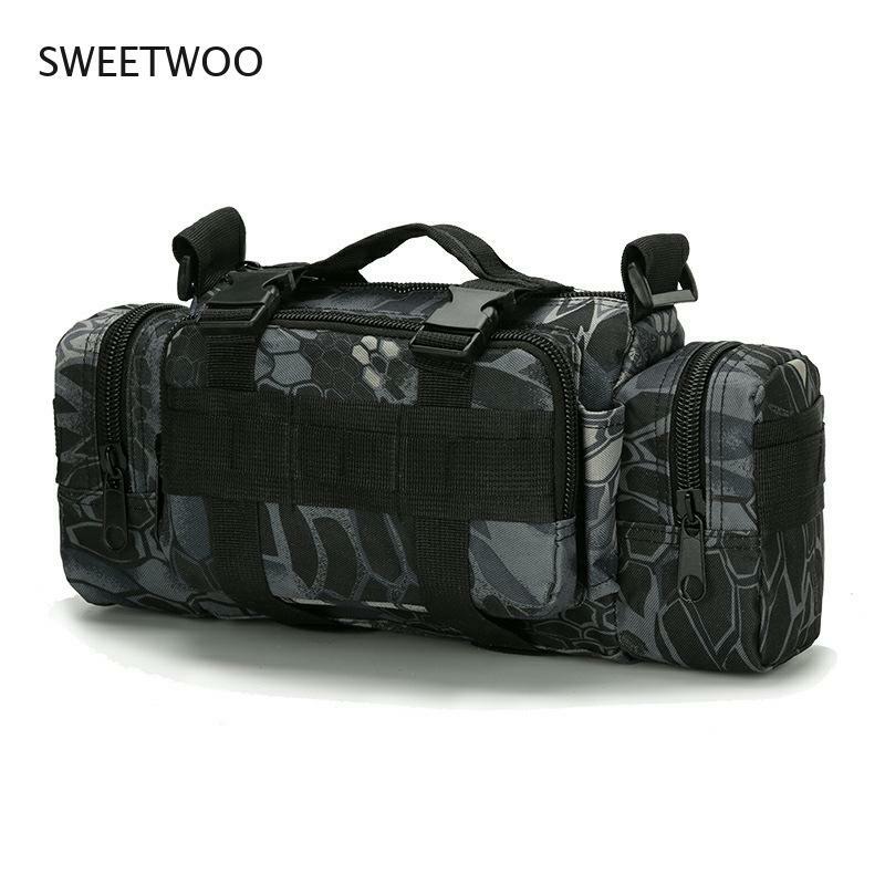 High Quality Outdoor Military Tactical Backpack Waist Pack Waist Bag Camping Hiking Pouch 3P Chest Bag