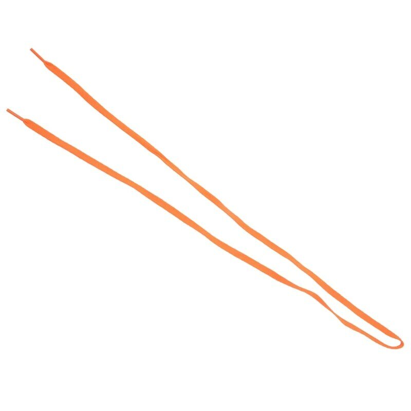 Кроссовки Замена 8 мм широкий оранжевого цвета на плоской подошве строка пара шнурков