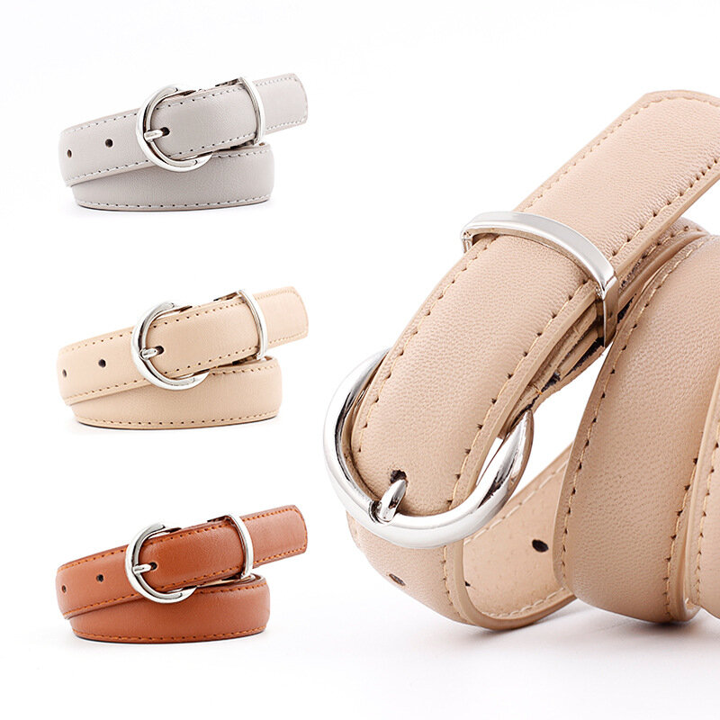 Female PU Leather Belts for Women Jeans Dress Waist Strap Belt