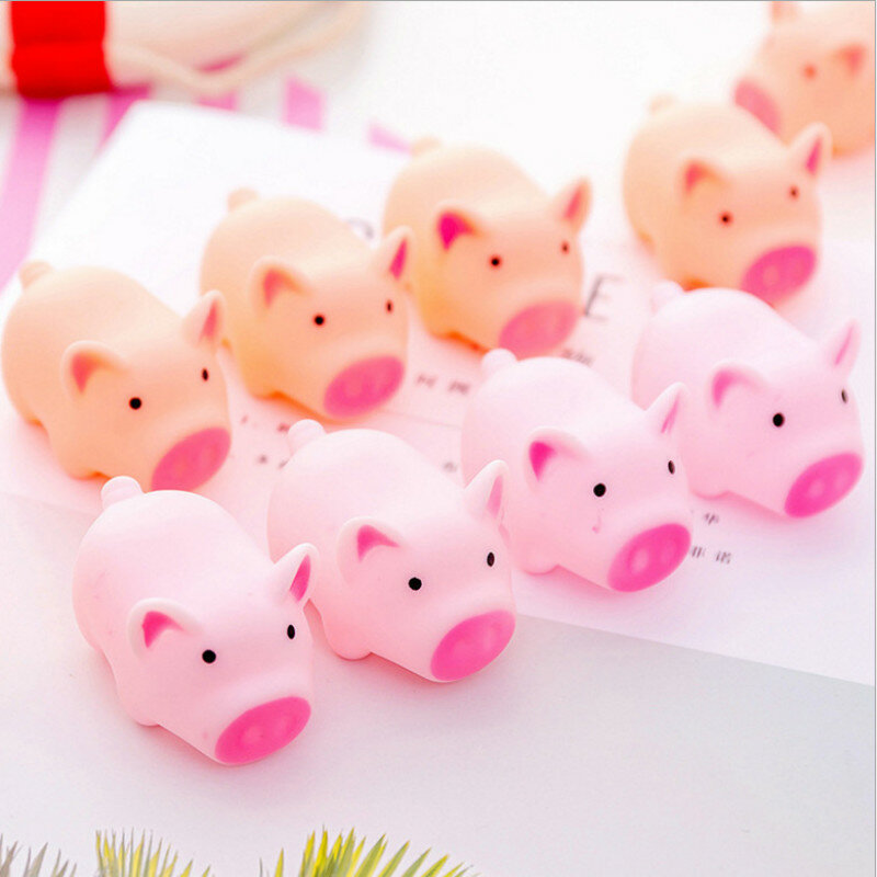 Creative Piglet Soft Sprout Cute Will Call Pinch Music Vocal Whole Maggot Soft Toy Pressure Relief Vent Ball Squishies Squeeze