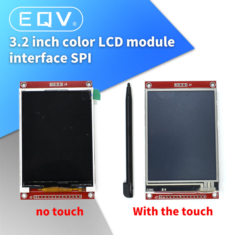 Tela de exibição do módulo lcd tft serial 3.2 polegadas 320*240 spi com driver de painel touch ic ili9341 para mcu