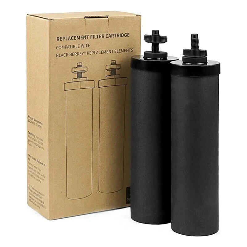 Elemento de purificación BB9-2, repuesto de filtro de agua BB9-2, negro, BB9-2, paquete de 2