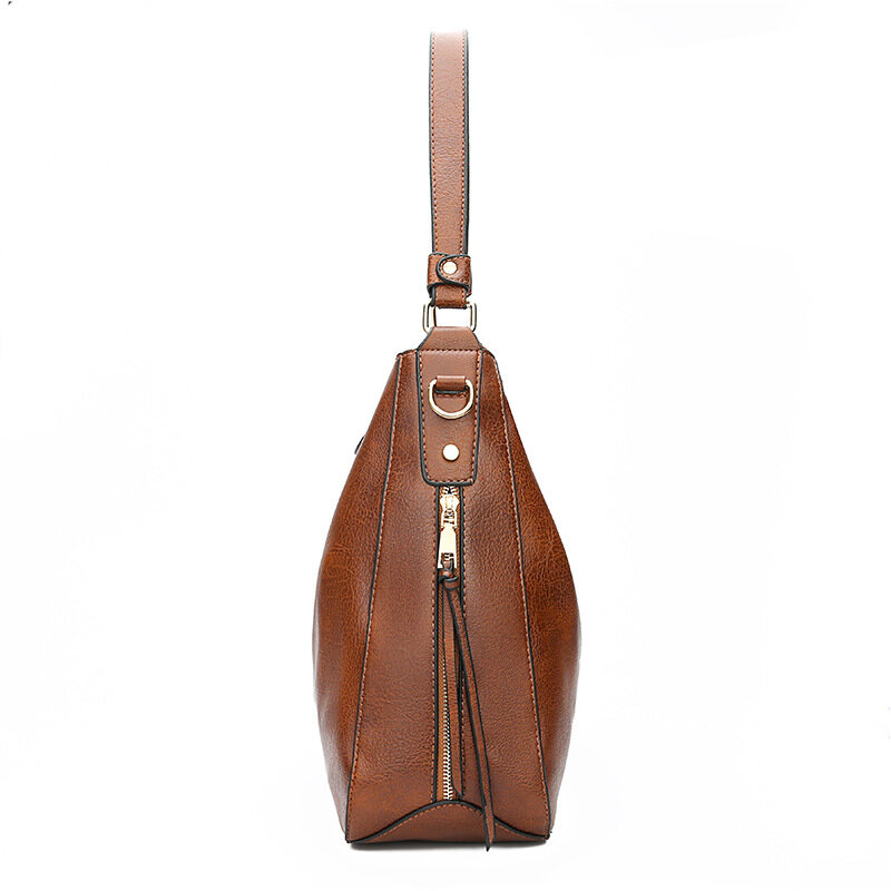 Luksusowe torebki damskie torebki projektant miękkie skórzane torby dla kobiet 2023 Hobos europa Crossbody torba damska Vintage znane marki sac