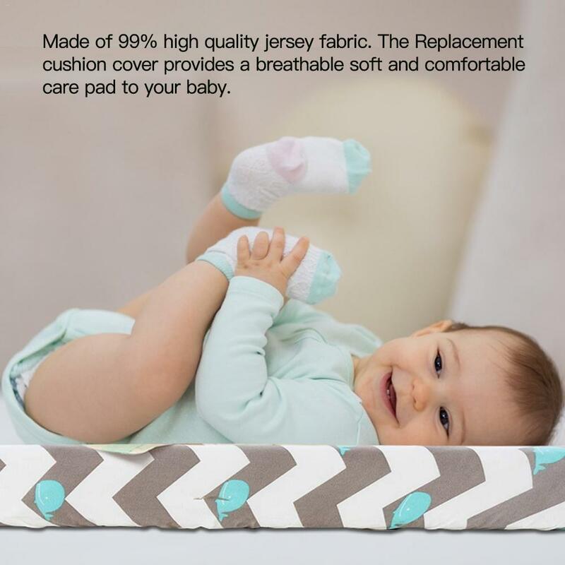 2 pezzi Baby Touch lettino da massaggio cambia copertura per il lavaggio tavolo per pannolini per bambini copertura in tessuto staccabile prodotti per la cura dei bambini
