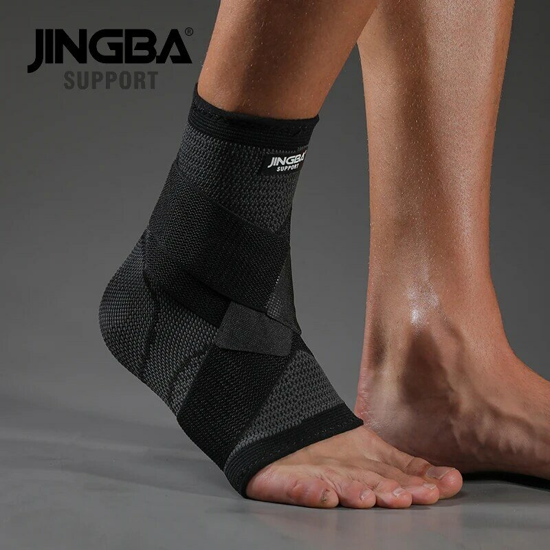 Jingba apoio-nylon 3d tornozelo cinta para futebol e basquete, 1 parte
