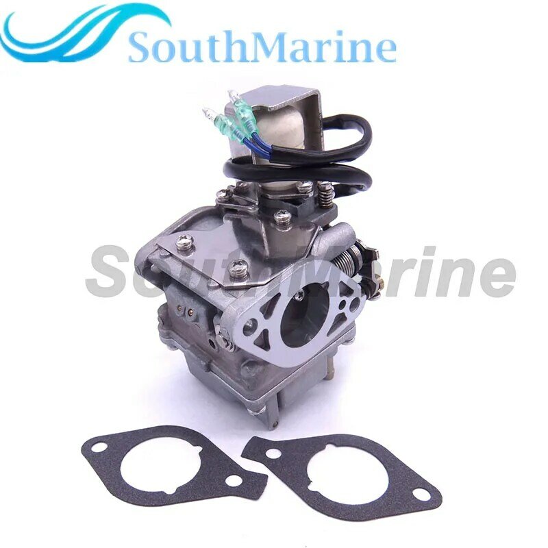 Motor de barco 6AH-14301-00 6AH-14301-01, conjunto de carburador y juntas 6AH-13646-00 (2 uds) para Yamaha de 4 tiempos F20, Motor fueraborda