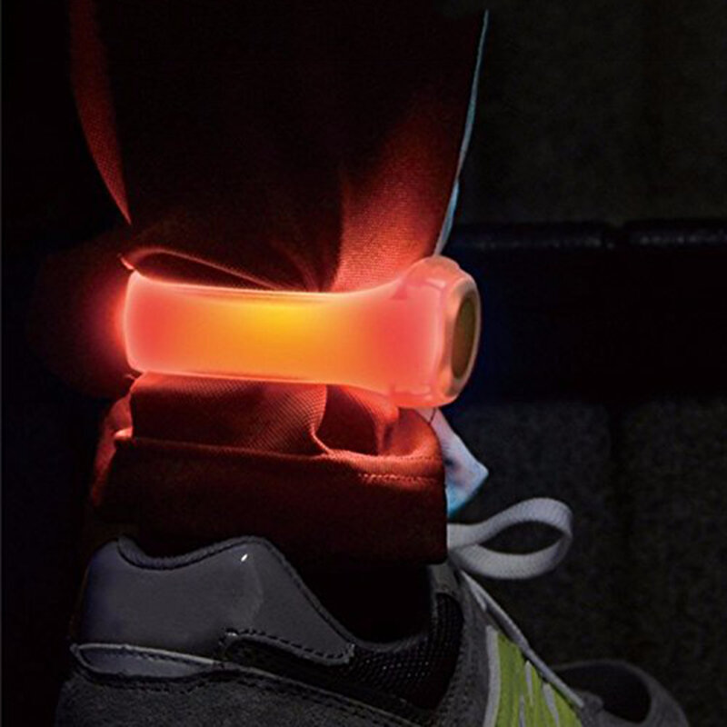 Brazalete con luz LED ajustable para correr, cinturón de brazo que brilla en la oscuridad, para correr, caminar, ciclismo, concierto, patines de ruedas