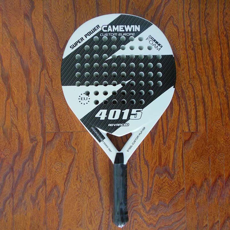 Racchetta da Paddle Tennis in fibra di carbonio morbida EVA Face racchetta da Tennis con copertura per borsa Padle Power