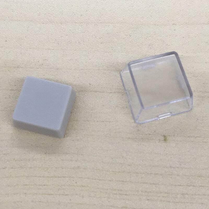 1/10/pcs Transparent Keycaps Double-layer Keycaps Removable Paper Clips Custom MX Switch Relegendable Keycap Shell Protection