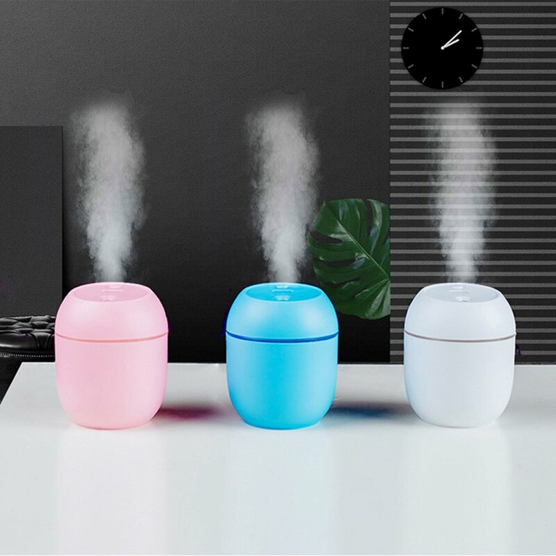 Portable Humidifier 250Ml Essential Oil Diffuser 2 Modes USB Auto Off With LED Light For Home Car Mist Maker Face Steamer