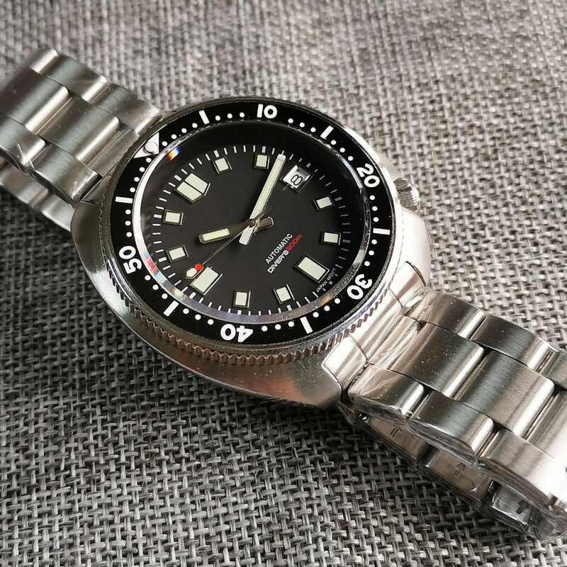 30bar Waterproof Kagawana Luxury Diver Mechanical Watches Luminous Steel Wristwatch 120 Clicks Bezel Ring 4.1 crown Sapphire