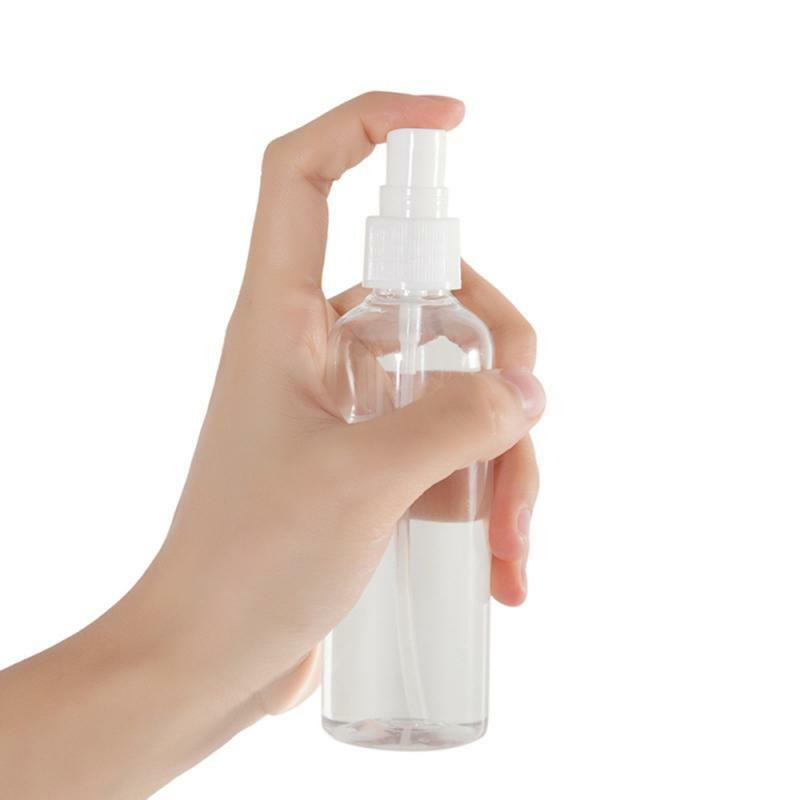 1 sztuk butelka z rozpylaczem 30/50/100ml butelka z możliwością wielokrotnego napełniania przezroczyste butelki przenośna buteleczka na perfumy Mini kosmetyki podróżne pojemnik