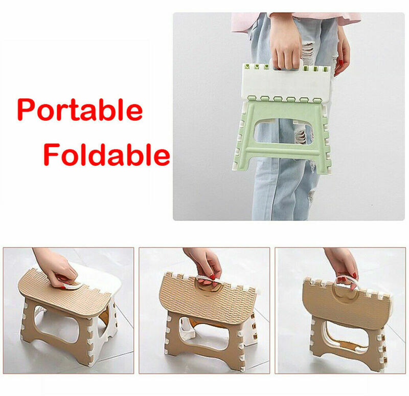 Small Folding Step Stool Multi Purpose Home Kitchen Foldable Fold Up Stepstool