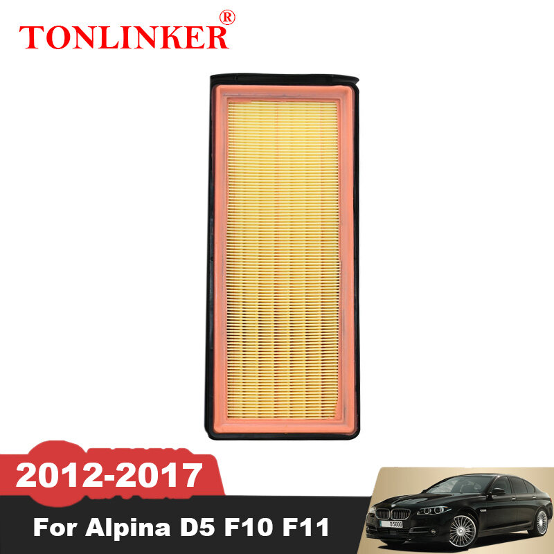 TONLINKER Filtro Aria 13718510239 Per Bmw Alpina D5 F10 F11 2012 2013 2014 2015 2016 2017 3.0AT 13718518111 Accessori Auto
