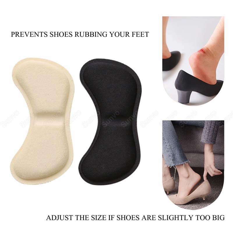 Palmilha adesiva para alívio de dor no pé, sapato de salto alto, 5 pares, almofadas de esponja, cuidado com os pés
