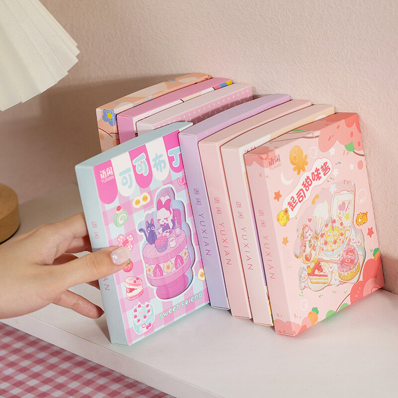 50 arkuszy ładna dziewczyna ręka konto zestaw naklejek DIY dekoracja Kawaii ręka konto Notebook Cup naklejki z wzorami papiernicze