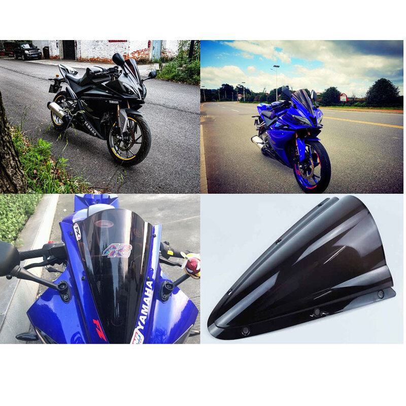 Voor Yamaha Yzf R125 Voorruit Voorruit Wind Screen Rook Iridium 2008 2009 2010 2011 2012 2012 2014 2013 2015 2016 2017 2018