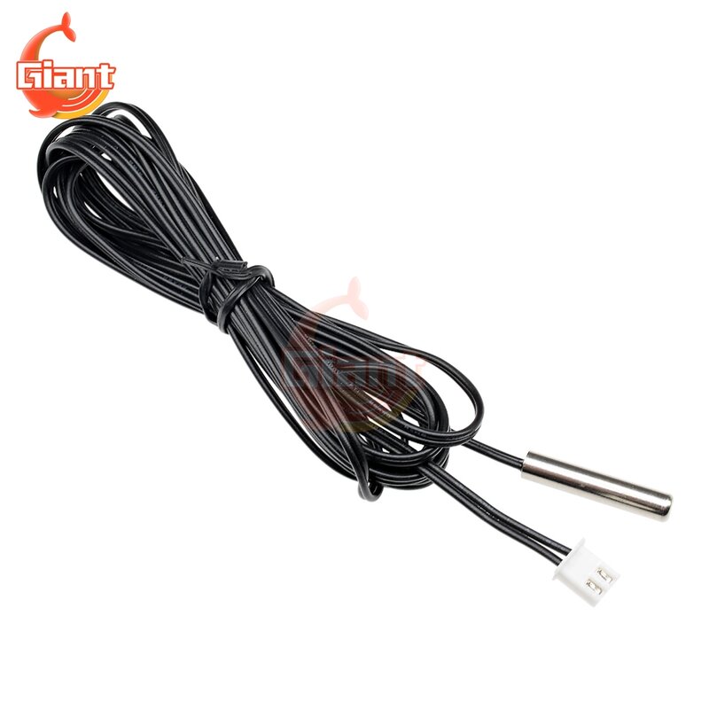 100/200cm 2 Meter Waterproof NTC 10K 1% 3950 2m Thermistor Accuracy Temperature Sensor Wire Cable Probe For Arduino W1209 W1401