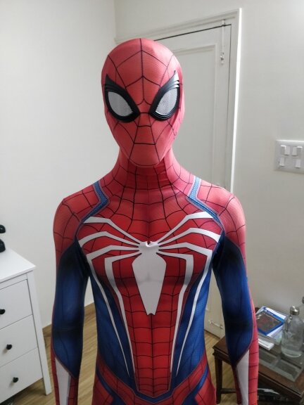 Spider Game PS4 insomniac Spiderman Cosplay Costume 3D Print Spandex Halloween Spiderman Zentai suit Adult/Kids