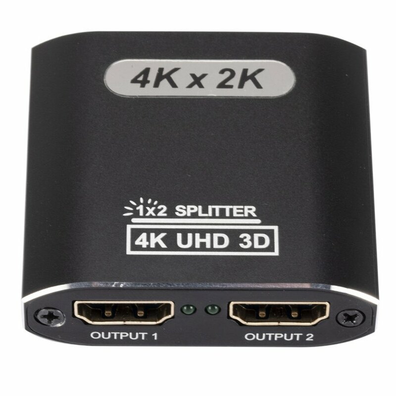 Pemisah Yang Kompatibel dengan HDMI 1 Dalam 2 Keluar 4K * 2K Pengalih Yang Kompatibel dengan HDMI Pemisah Yang Kompatibel dengan Hdmi Satu Titik Dua Layar Terpisah
