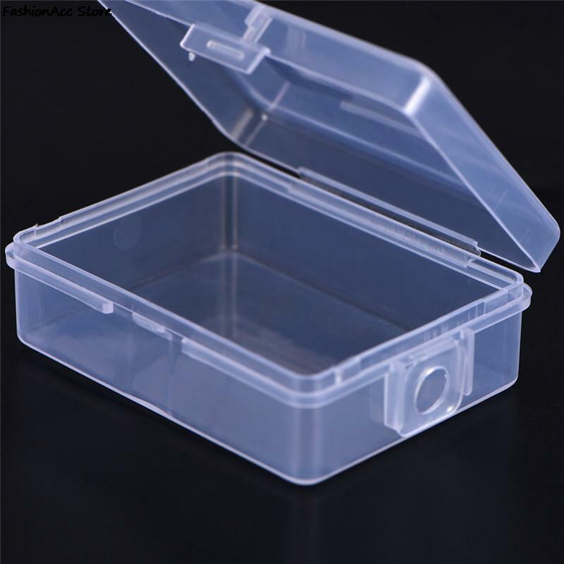 Transparente Kunststoff-Aufbewahrung sbox klare quadratische Mehrzweck-Vitrine Kunststoff-Schmuck Aufbewahrung boxen