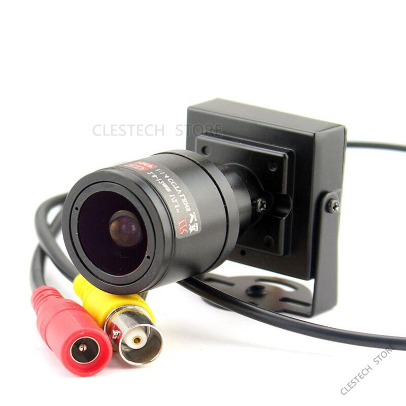 CCTV 미니 카메라 HD 줌 수동 초점, 금속 아날로그 보안 감시, 가정 및 차량용 비디콘 마이크로 비디오, 2.8mm-12mm 1200TVL