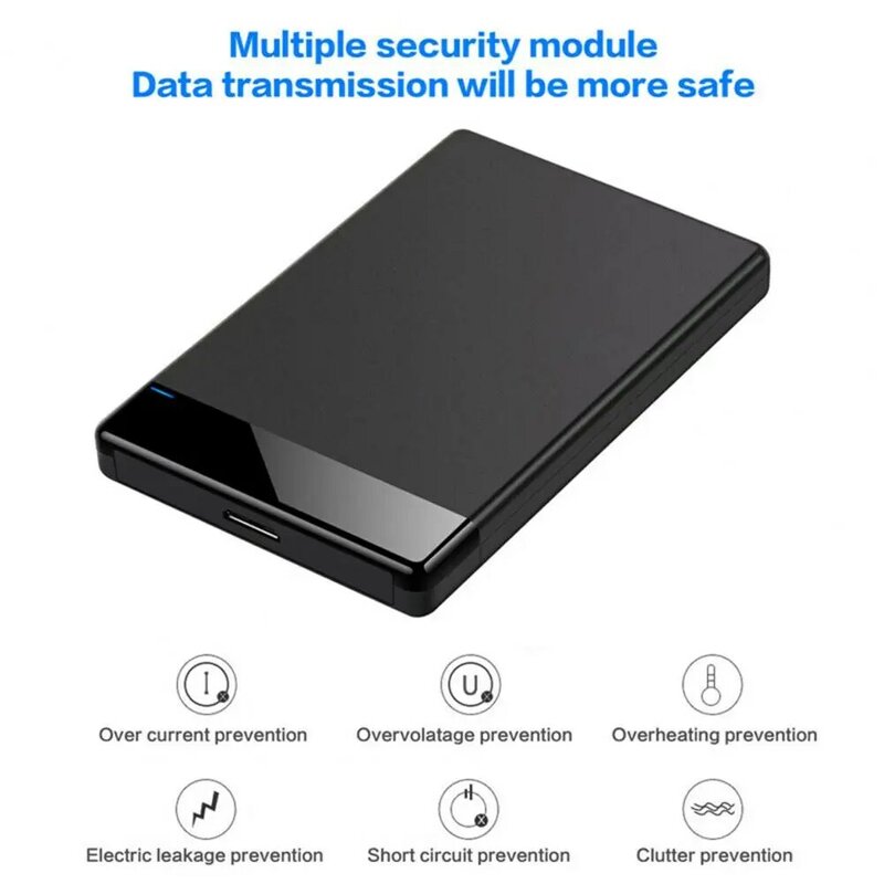 2.5inch HDD Case SATA Hard Disk Mini Portable USB 3.0 Large Memory HDD Box Case External hard disk box