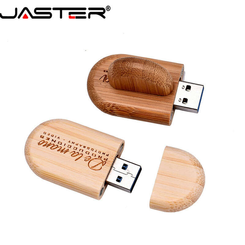 هدية إبداعية من JASTER USB 2.0 محرك أقراص فلاش خشبي 4 جيجابايت 64 جيجابايت 16 جيجابايت 32 جيجابايت 64 جيجابايت قلم بطاقة ذاكرة خارجية هدية مجانية شعار مجاني