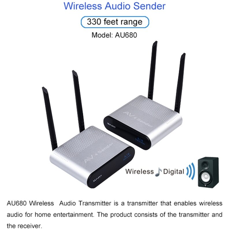 Trasmettitore, trasmettitore & ricevitore Audio senza fili TLT-TECH della scatola di trasmissione dell'altoparlante Audio