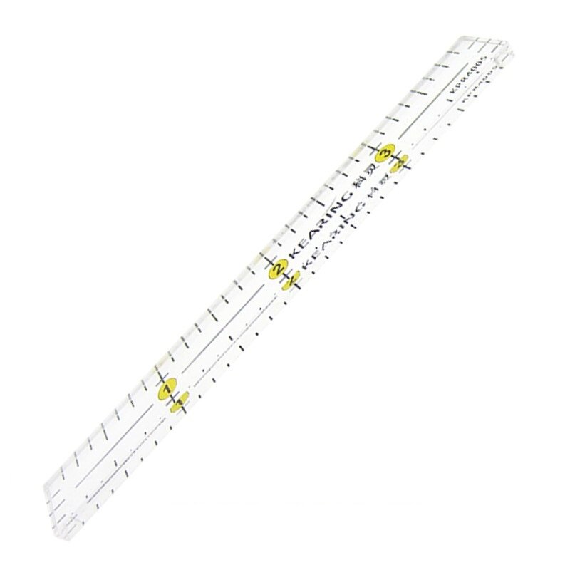 4 "швейная линейка маленькая стеганая линейка для одежды Швейные измерительные инструменты 3 мм Толщина KPR4005