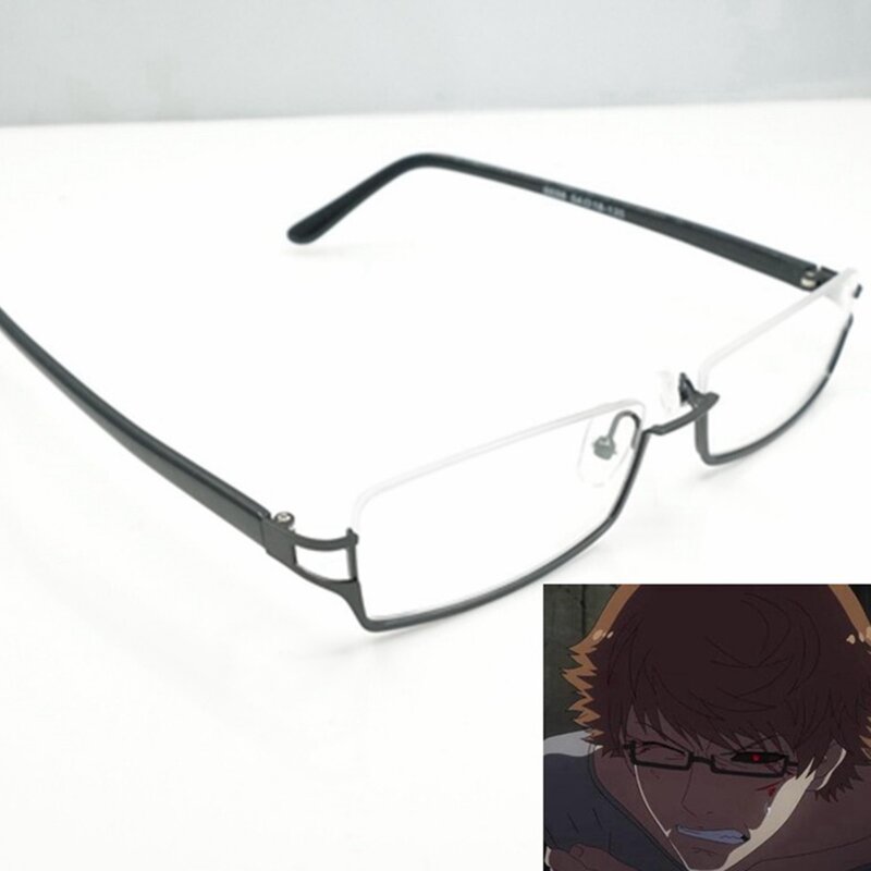 معظم الأصلي Kamishiro Rize/نيشيو Nishiki تأثيري النظارات. نصف إطار نظارات قرب النظر العلامة التجارية نمط جديد حار! CS39