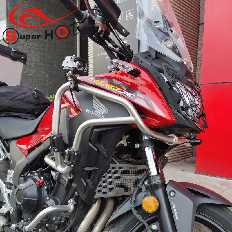 รถจักรยานยนต์อุปกรณ์ป้องกันไฟหน้าฝาครอบ Grille Guard สำหรับ Honda CB500X CB400X CB 500X 400X 500X2019 2020 2021 2022