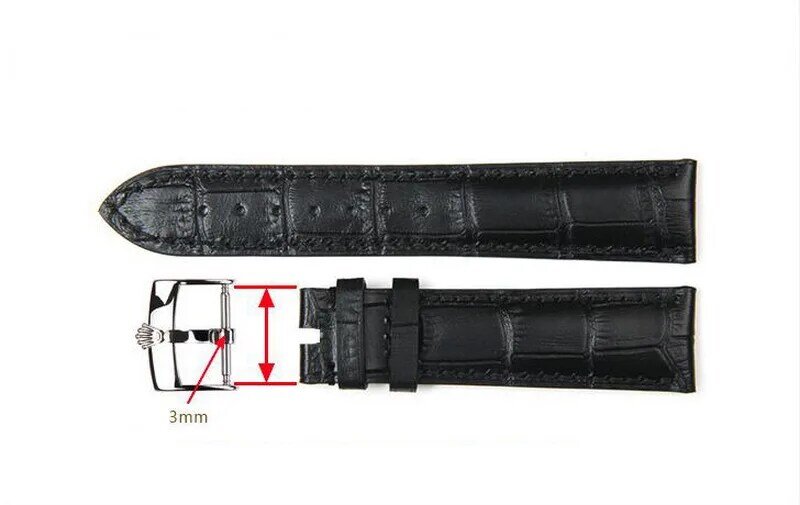 16mm 18mm 20mm 316l aço inoxidável relógio banda fivela cinta fecho substituição para rolex masculino feminino