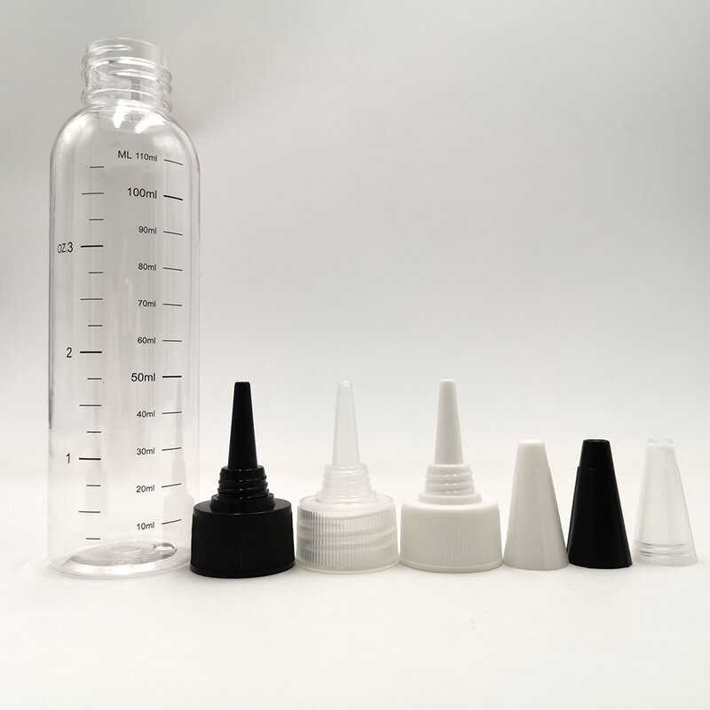 3 unids/pack 30ml 60ML 100ml 120ml 250ML capacidad e-líquido botella cuentagotas con botellas de recarga de jugo electrónico a escala