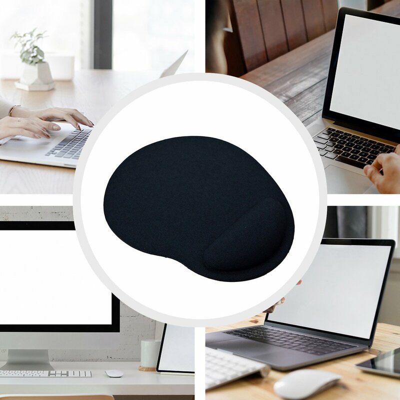 New Mouse Pad Ergonomic Mouse Pad With Wrist Support Non-slip Base EVA-foam Wrist Mouse Pad Soft And Comfortable Fast shipping